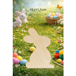 Królik 3 15cm "pluszak", królik 15cm "pluszak", sklejka 3mm